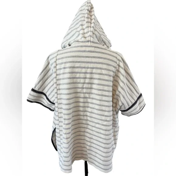 NWOT Madewell Women's Elise Embroidered Hooded Tunic Top Medium Large Pockets - Picture 8 of 15